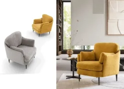 Online Poltrona in Tessuto Galen in Offerta Outlet Poltrone