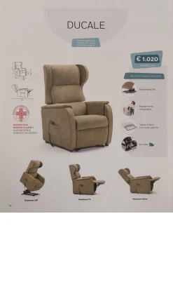 Poltrona in Tessuto Multipla a prezzo Outlet^Vitarelax Online