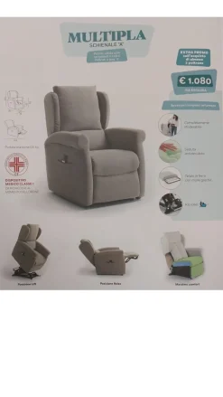 Poltrona in Tessuto Multipla a prezzo Outlet^Vitarelax Online