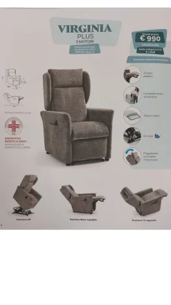 Poltrona in Tessuto Multipla a prezzo Outlet^Vitarelax Online