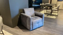 Poltrona in Tessuto Nicholas in Offerta Outlet^Calia Outlet