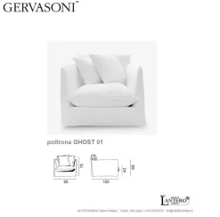 Outlet Poltrona in Tessuto Poltrona ghost 01 a prezzo scontato Poltrone