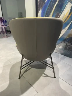 Ditre Italia Poltrona in Tessuto Round in Offerta Outlet- Poltrone