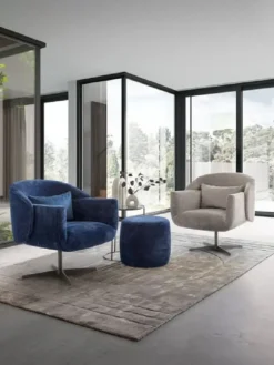 Artigianale Poltrona in Tessuto Wrap in Offerta Outlet- Poltrone