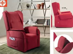 Benessere Relax Poltrona Isabel con movimento relax a marchio con uno sconto esclusivo- Poltrone Relax