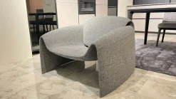 Poltrona Le club in Tessuto SCONTATA^Poliform Discount