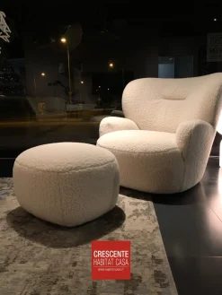 Gervasoni Poltrona Loll 09 in Tessuto SCONTATA- Poltrone