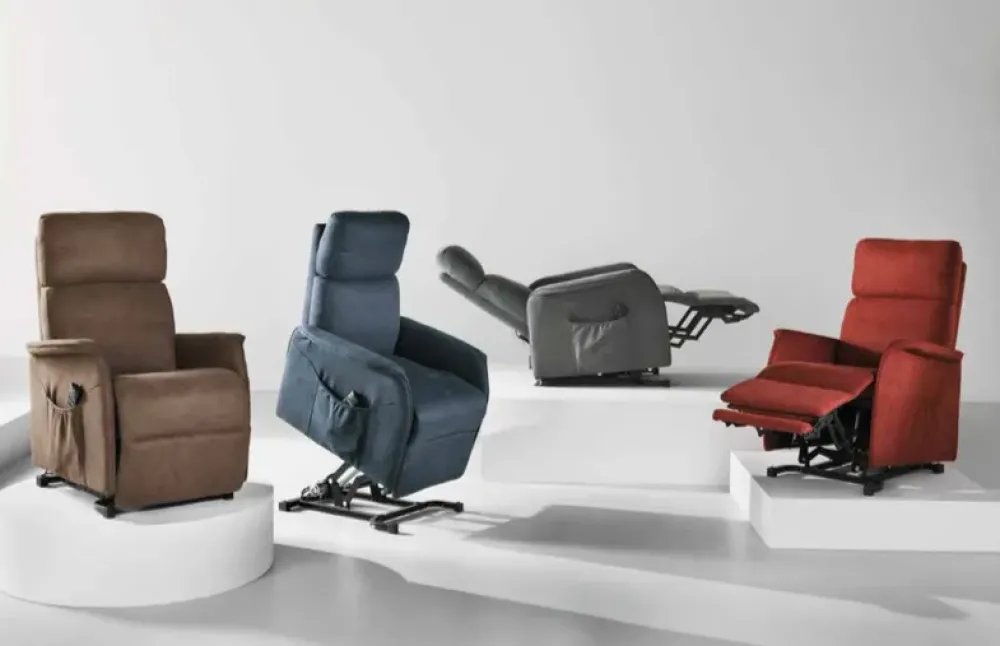 Md work Poltrona Max cic con movimento relax a marchio con uno sconto esclusivo- Poltrone Relax