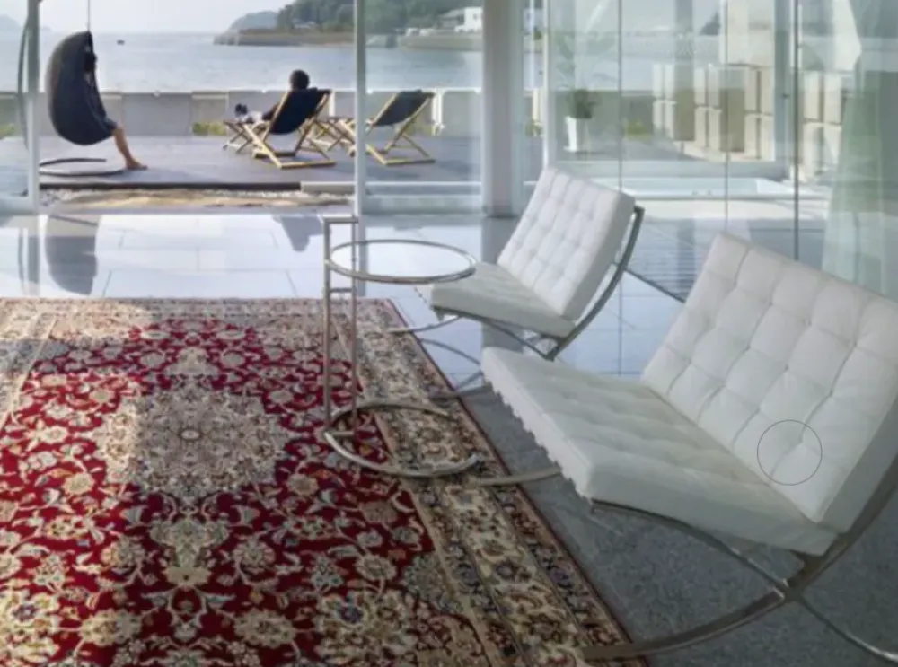 Poltrona Mies van der rohe in Tessuto SCONTATA^Artigianale