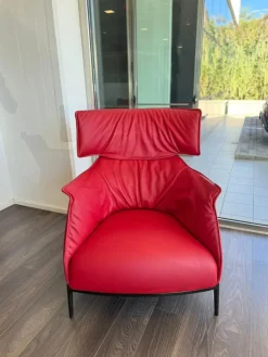 Poltrona Frau Poltrona modello Archibald king a prezzi outlet- Poltrone
