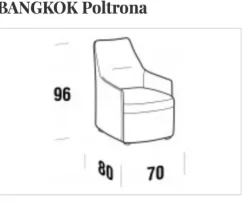 Online Poltrona modello Bangkok con forte sconto Poltrone