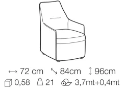 Le Comfort Poltrona modello Bangkok con forte sconto- Poltrone