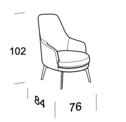 Poltrona modello Queen ad un prezzo vantaggioso^Collezione esclusiva Discount