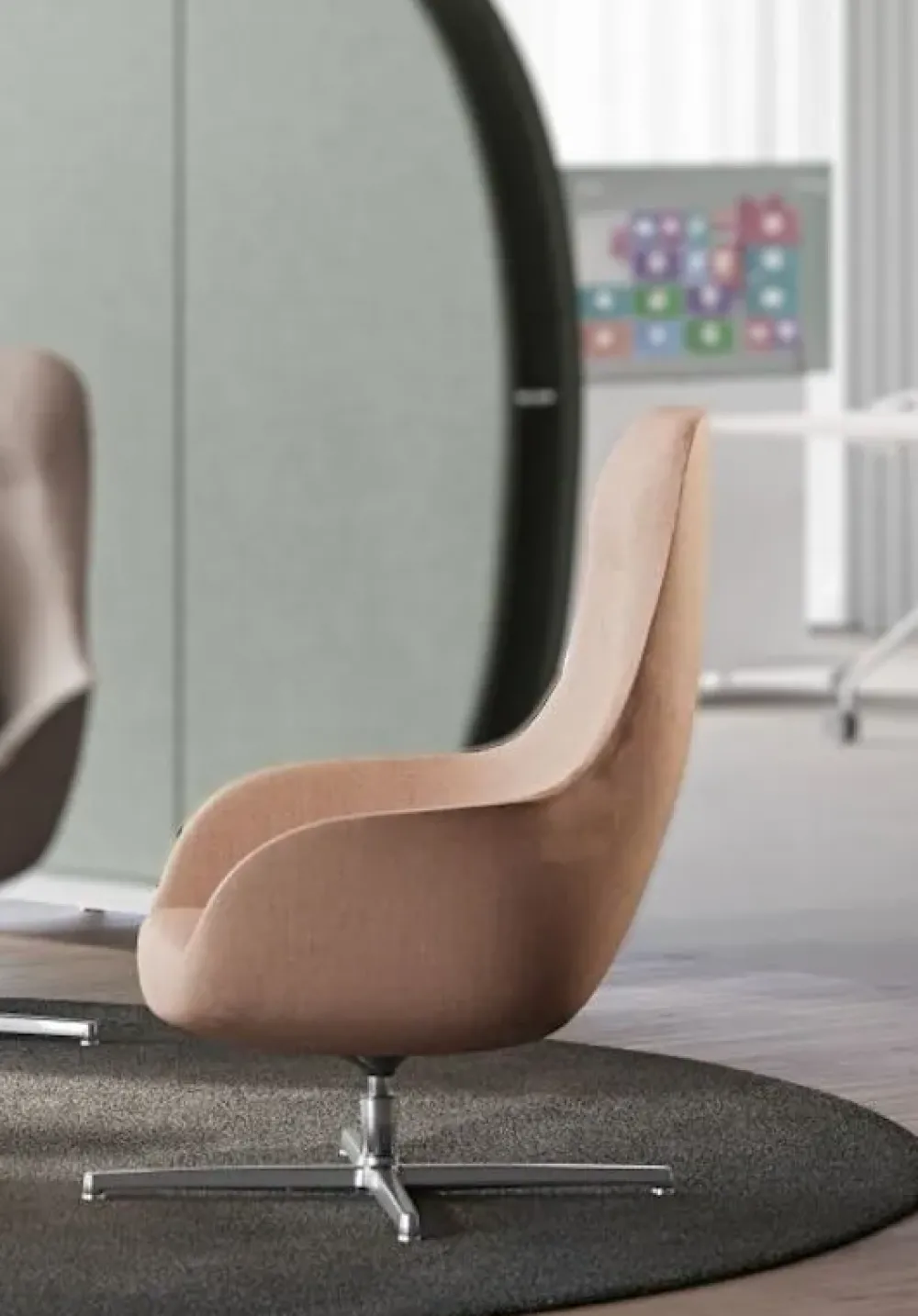 Hot Poltrona modello Truka lounge girevole oscillante ad un prezzo conveniente Poltrone