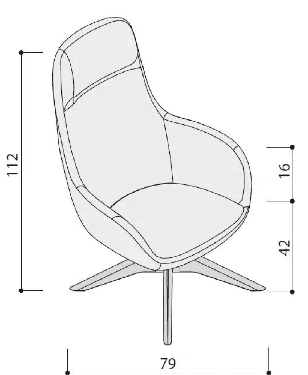 Hot Poltrona modello Truka lounge girevole oscillante ad un prezzo conveniente Poltrone