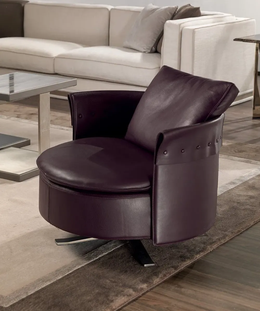 Sale Poltrona Poltrona luxury colosseo in Pelle SCONTATA Poltrone