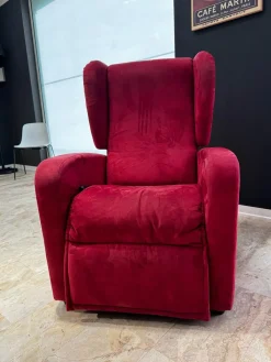 Online Poltrona relax in Microfibra Loretta scontata Poltrone Relax