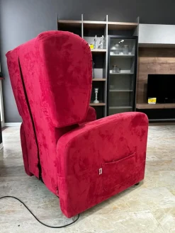 Online Poltrona relax in Microfibra Loretta scontata Poltrone Relax