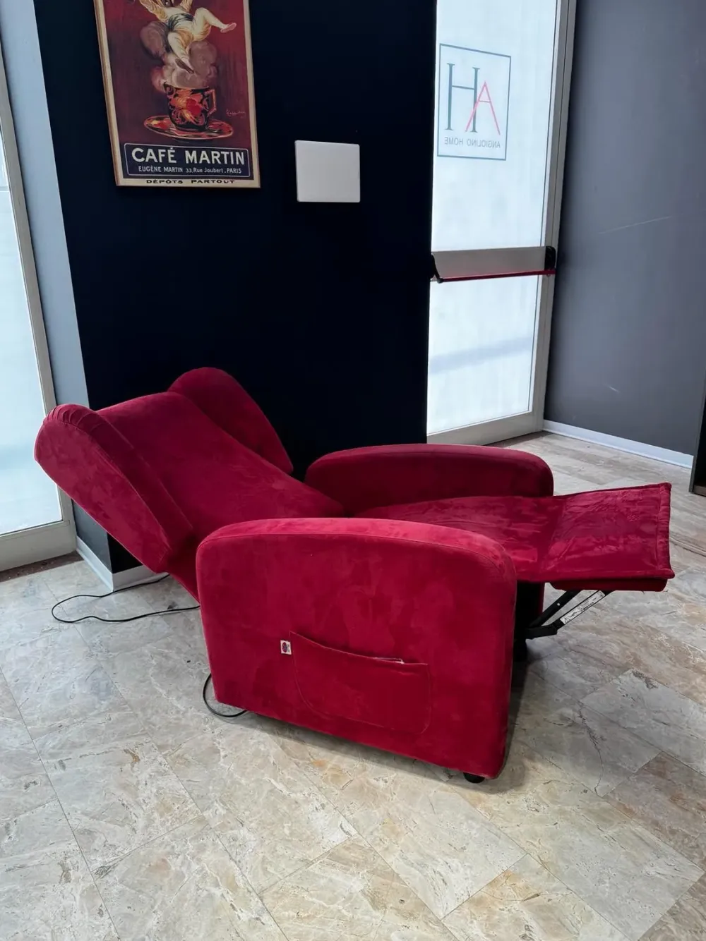 Online Poltrona relax in Microfibra Loretta scontata Poltrone Relax