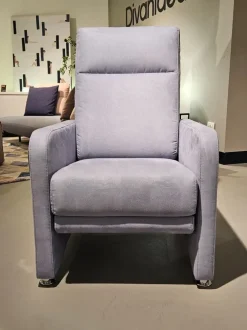 Hot Poltrona relax in Microfibra Helena scontata Poltrone Relax