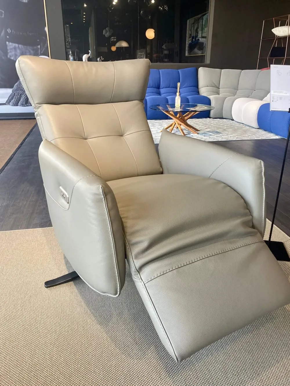 Clearance Poltrona relax in Pelle Agon in offerta Poltrone Relax