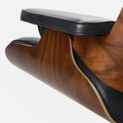 Outlet Poltrona relax in Pelle James lounge chair con ottoman in Offerta Outlet Poltrone Relax