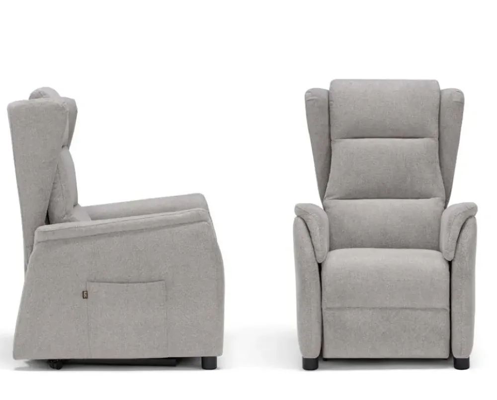 Discount Poltrona relax in Tessuto Denim Mottes selection in Offerta Outlet Poltrone Relax