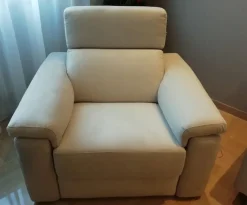 Biel Poltrona relax in Tessuto Roma in offerta- Poltrone Relax