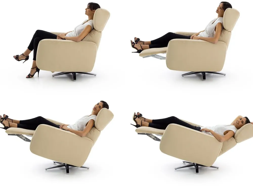 Diotti.com Poltrona relax modello Iris outlet a marchio in offerta- Poltrone Relax