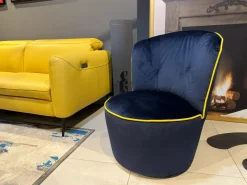 Egoitaliano Poltrona Scisci in Tessuto SCONTATA- Poltrone