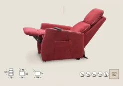 Il Benessere Poltrona Siria con movimento relax a marchio con uno sconto imperdibile- Poltrone Relax