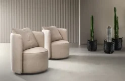 Samoa Poltroncina in stile design modello Elder a prezzo ribassato- Poltrone