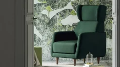 Poltroncina in stile design modello Roberta a prezzo scontato^Doimo Salotti Sale