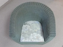 Artigianale Poltroncina in stile Rustico Con seduta fissa a prezzi convenienti- Poltrone