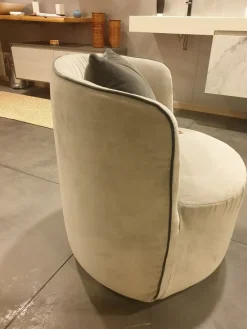 Poltroncina modello Chloe in Microfibra a prezzo Outlet Poltrone