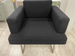Poltroncina modello Poltrona mod. cubina nera in Tessuto a prezzo scontato^Artigianale Best