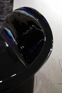 Poltroncina Little Albert laccato nero lucido^Moroso Hot