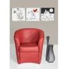 Distribuzione Grandi Marchi Poltroncina Vogue Rossa- Poltrone