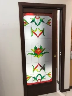 Porta a vetro unico  classica con forte sconto^Garofoli Discount