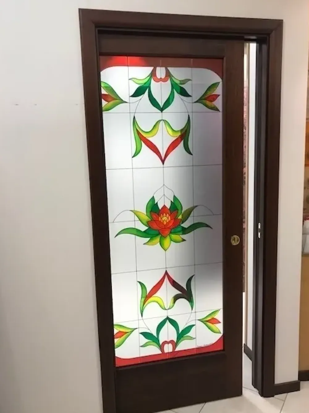 Porta a vetro unico classica con forte sconto^Garofoli Discount