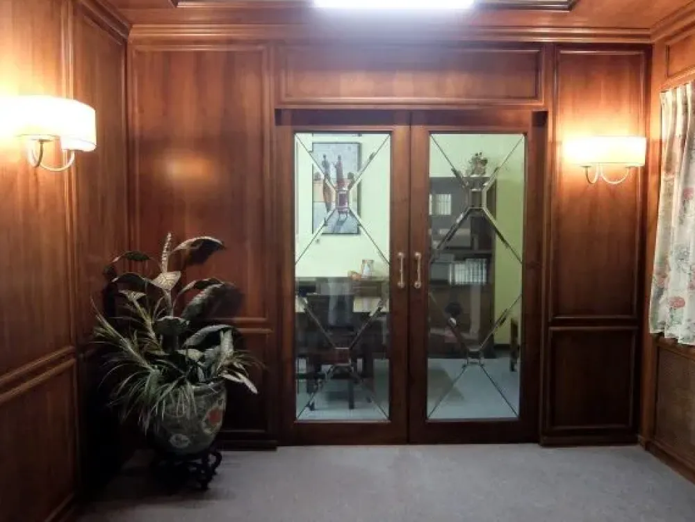 New Porta a vetro unico scorrevole Hilton bucalossi in vetro in Offerta Porte