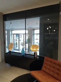 Rimadesio Porta liscia  scorrevole Velaria in vetro   in Offerta- Porte