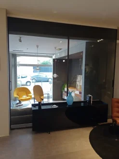 Rimadesio Porta liscia  scorrevole Velaria in vetro   in Offerta- Porte