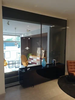 Rimadesio Porta liscia scorrevole Velaria in vetro in Offerta- Porte