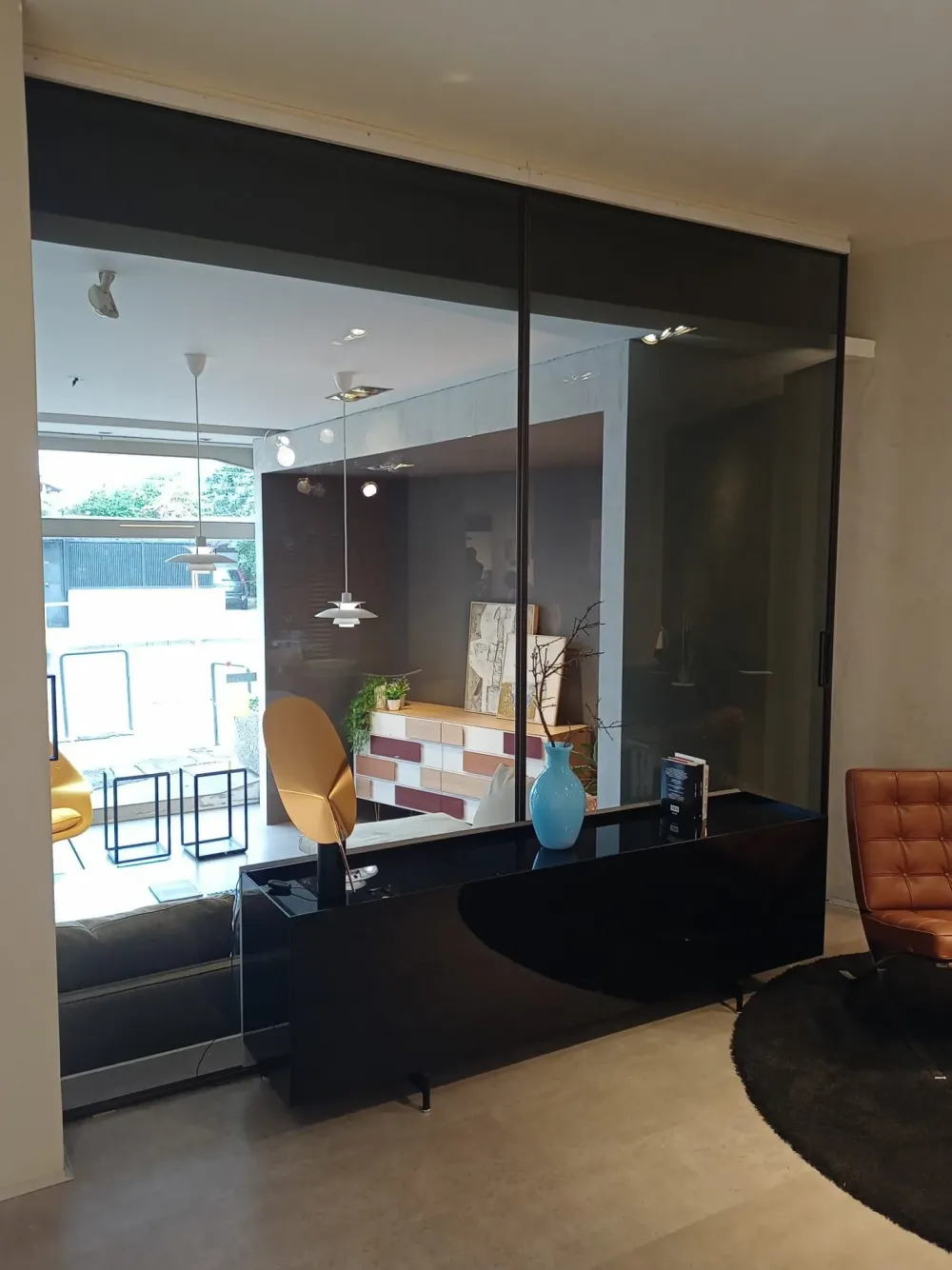 Rimadesio Porta liscia scorrevole Velaria in vetro in Offerta- Porte