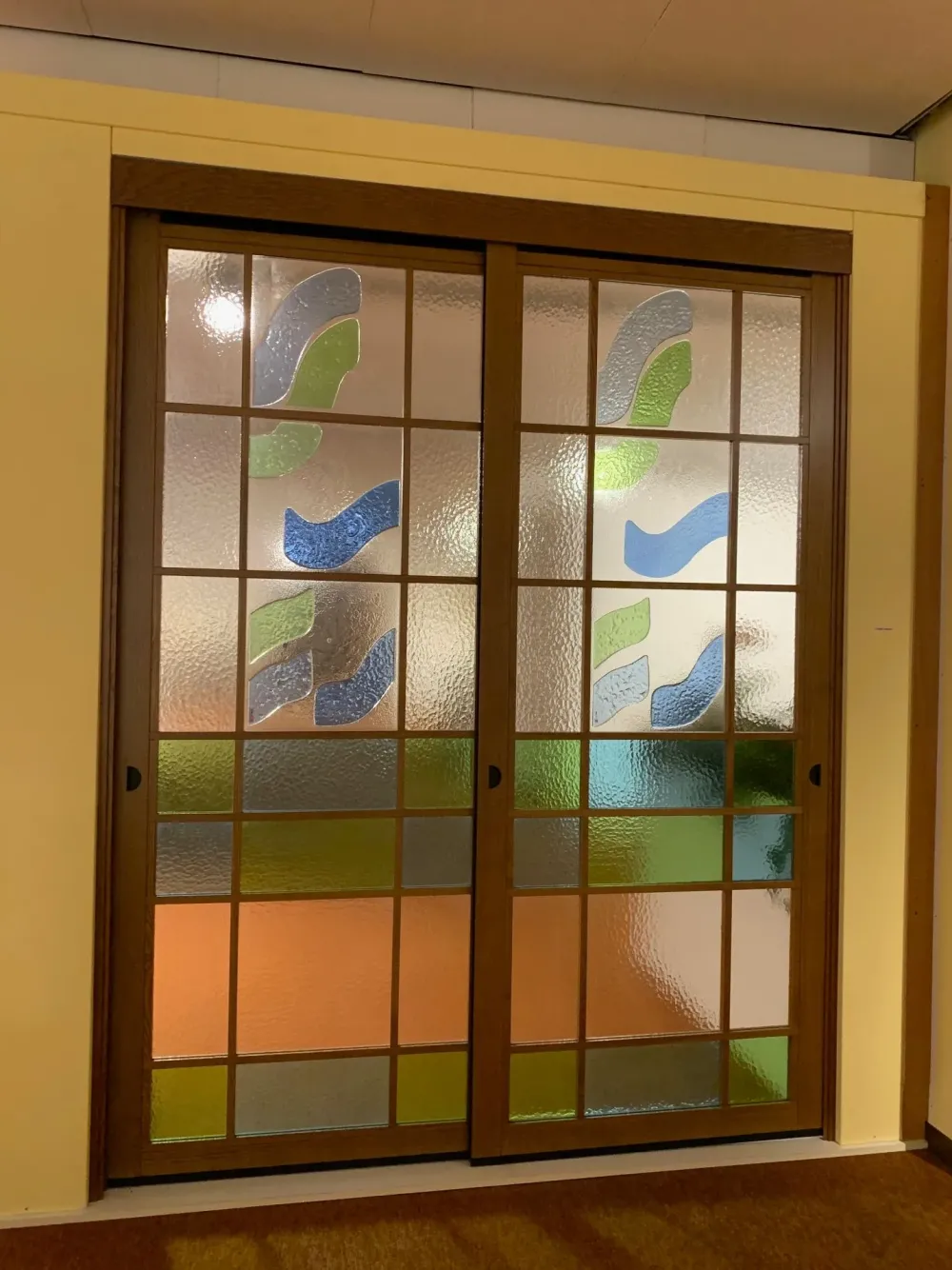 Hot Porta moderna Vetro cattedrale in Offerta Outlet Porte