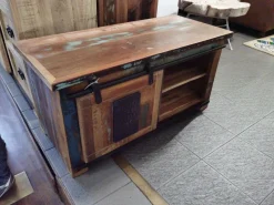 Porta tv di modello Portatv jupiter naturale industriale a PREZZI OUTLET^Outlet Etnico Outlet