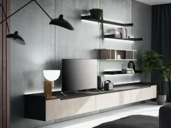 Dall'Agnese Porta tv per il living modello Slim 3 di scontato- Porta Tv