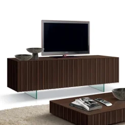 Mobilificio Bellutti Porta tv per il living modello Porta tv  cannettato art 3155 di scontato- Porta Tv