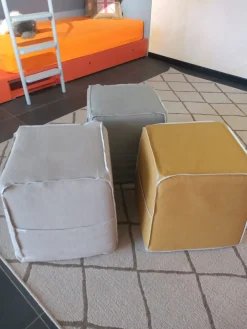 Tomasella Pouf in tessuto Cookie a marchio a prezzo scontato- Pouf